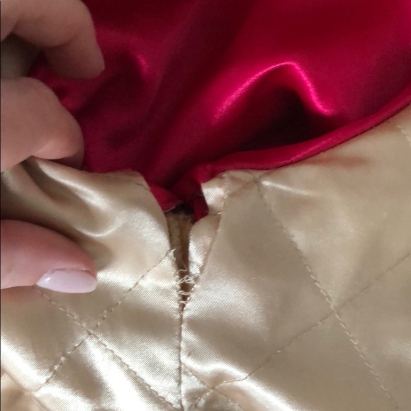 Express faux fur beige coat size XS - Picture 4 of 5